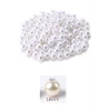 İEG 500 gram 18mm Beyaz Renk Plastik İnci Boncuk Çanta ve Takı Yapım Boncuğu (~110 adet)