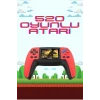 ieg™ 520 Retro Oyunlu El Konsolu Atari Oyun Konsolu Taşınabilir
