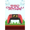 ieg™ 520 Retro Oyunlu El Konsolu Atari Oyun Konsolu Taşınabilir