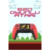 ieg™ 520 Retro Oyunlu El Konsolu Atari Oyun Konsolu Taşınabilir