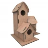 ieg™ 5269 Boyanabilir 3lü Kuş Evi - Bird House