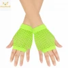 ieg™ 80’ler 90’lar Retro Neon Yeşil File Parmaksız Kısa Eldiven 11 cm