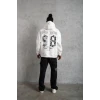 ieg™      98 Baskılı Kapşonlu Sweat - Beyaz -