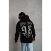 ieg™      98 Baskılı Kapşonlu Sweat - Siyah -