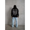 ieg™      98 Baskılı Kapşonlu Sweat - Siyah -