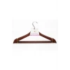 İEG Ahşap Görünümlü Plastik Elbise Askısı 3 Lü -AK439