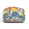 ieg™ Ahşap İstanbul Temalı Magnet - Model 8