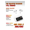 ieg™ Air 2 Max Plus Anc Dokunmatik Ekranlı Bluetooth Kulaklık Ios Android Tüm Telefonlara Uyumlu Kulaklık