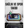 ieg™ Akıllı Saat Amoled Ekran Yeni Nesil Bluetooth Bağlantılı