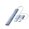 ieg™ Ally A-806 4in1 Type-c + Usb Girişli Usb 3.0 Çoğaltıcı Hub Adaptör Çevirici