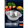 Alman Tip Kevgir - 304 Paslanmaz Çelik Profesyonel Süzgeç 25 Cm 721833