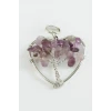 ieg™ Ametist Kalp Doğaltaş Kolye Ucu