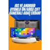 ieg™ Android ve İOS Uyumlu Ön Arka Çift Kameralı Araç Ekranı Dokunmatik CarPlay