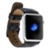 ieg™ Apple Watch Uyumlu Deri Kordon 42-44-45mm Kroko Siyah