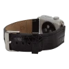 ieg™ Apple Watch Uyumlu Deri Kordon 42-44-45mm Kroko Siyah