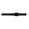 ieg™ Apple Watch Uyumlu Deri Kordon 42-44-45mm Kroko Siyah