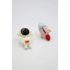 İEG Astronot Hamur Küpe - ÇOK RENKLİ