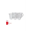 İEG Bardak Kulplu 6 Li Istikane Mug -81674