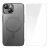ieg™ Baseus Glitter İphone 14 6.1 Magsafe Silikon Kılıf + Tempered Ekran Koruyucu Set
