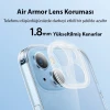ieg™ Baseus Illusion Series İphone 14 Plus 6.7 Silikon Kılıf + Tempered Ekran Koruyucu + 4x Kamera Koruyu
