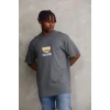 ieg™      Baskılı Oversize T-Shirt - Füme -