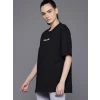 ieg™ Baskılı Oversize T-shirt - Siyah