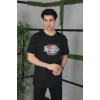 ieg™      Baskılı Oversize T-Shirt - Siyah -