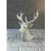 ieg™ Beyaz Geyik Biblo 23 cm Dekoratif Modern Tasarım