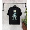 ieg™    Bisiklet Yaka Kısa Kol   Baskılı T-Shirt - Siyah -