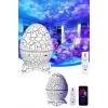 ieg™ Bluetooth Hoparlör Dinozor Yumurtası Gece Masa Lambası Projektör