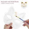 ieg™ Boyanabilir Kedi Model Maske – Kendi Tasarımını Oluştur