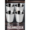 Çelik Bardak Seti 4 Adet Fazio Giacinto Design 719313
