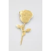 İEG Çelik Gül Broş - Altın