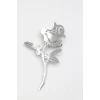 ieg™ Çelik Gül Broş - Gümüş