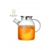 ieg™ Çelik Kapaklı Borosilikat Cam Demlik 1500ML -CM-2003