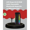 ieg™ Çift 4 inç Hoparlörlü RGB Işıklı Bluetooth Ses Sistemi