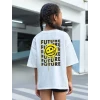ieg™ Çocuk   Baskılı T-Shirt - Beyaz