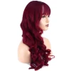 ieg™ Dalgalı Perçemli Uzun Fiber Sentetik Peruk - Kızıl