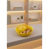 ieg™ Dekoratif Sarı Çerezlik Kase 4’lü Set 3x12 cm
