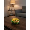 ieg™ Dekoratif Yeşil Çerezlik Kase 4’lü Set 3x12 cm