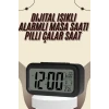 ieg™ Dijital Masa Saati Termometreli Takvim Çalar Saat Led Ekran Pilli