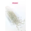 İEG Dökme Cam Kum Boncuk (8/0) 3 mm - 60 Gram - Şeffaf Gümüş - BNC201