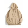 ieg™      Düz Kapüşonlu Sweat - Bej -