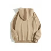 ieg™      Düz Kapüşonlu Sweat - Bej -