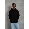 ieg™      Düz Kapüşonlu Sweat - Siyah -