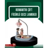 ieg™ El Ele Tutuşan Çift Figürlü Dekoratif Gece Lambası Romantik Tasarım