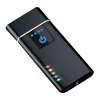 ieg™ Elektronik Şarj Edilebilir Alevsiz Usb Dokunmatik Siyah Çakmak  Kutulu