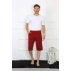 ieg ™ Erkek Cepli Pamuk Lakost Kapri Bordo