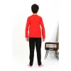 ieg ™ Erkek Çocuk Uzun Kol Penye Pijama Takım Kırmızı