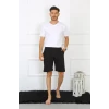 ieg ™ Erkek Pamuk Siyah Şort